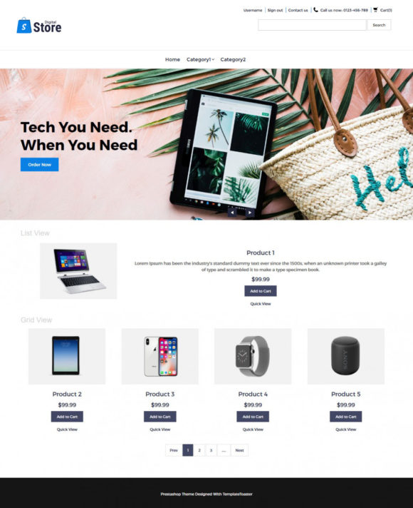 Digital Store PrestaShop Theme